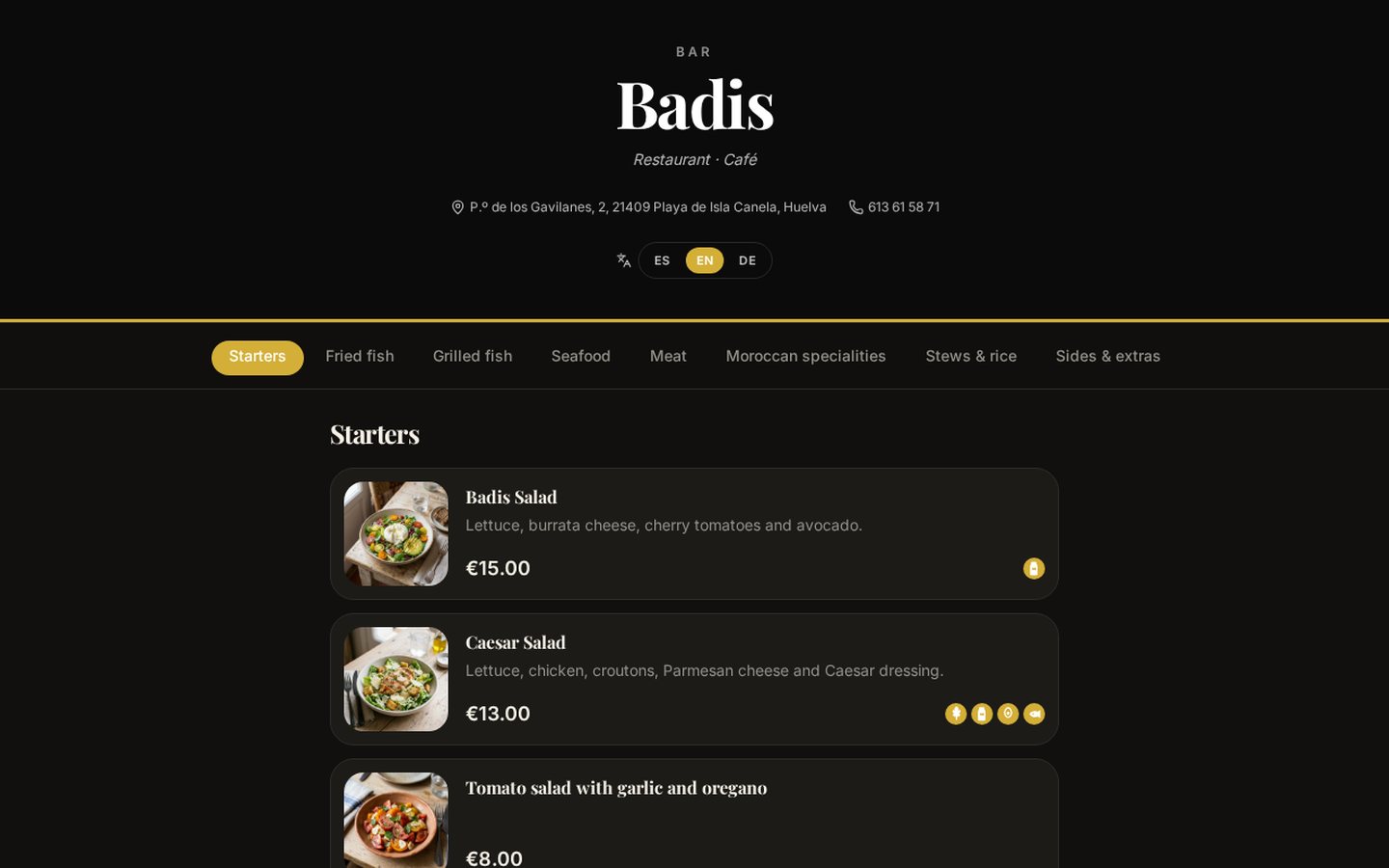 Carta digital de Badis